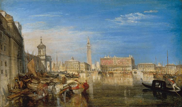 Joseph Mallord William Turner Bridge of Sighs,Ducal Palace and Custom-house (mk31) oil painting image